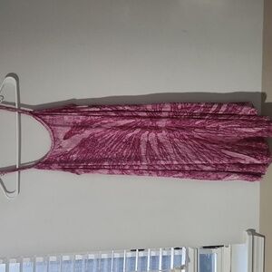 India Boutique Pink Tie-Dye Dress